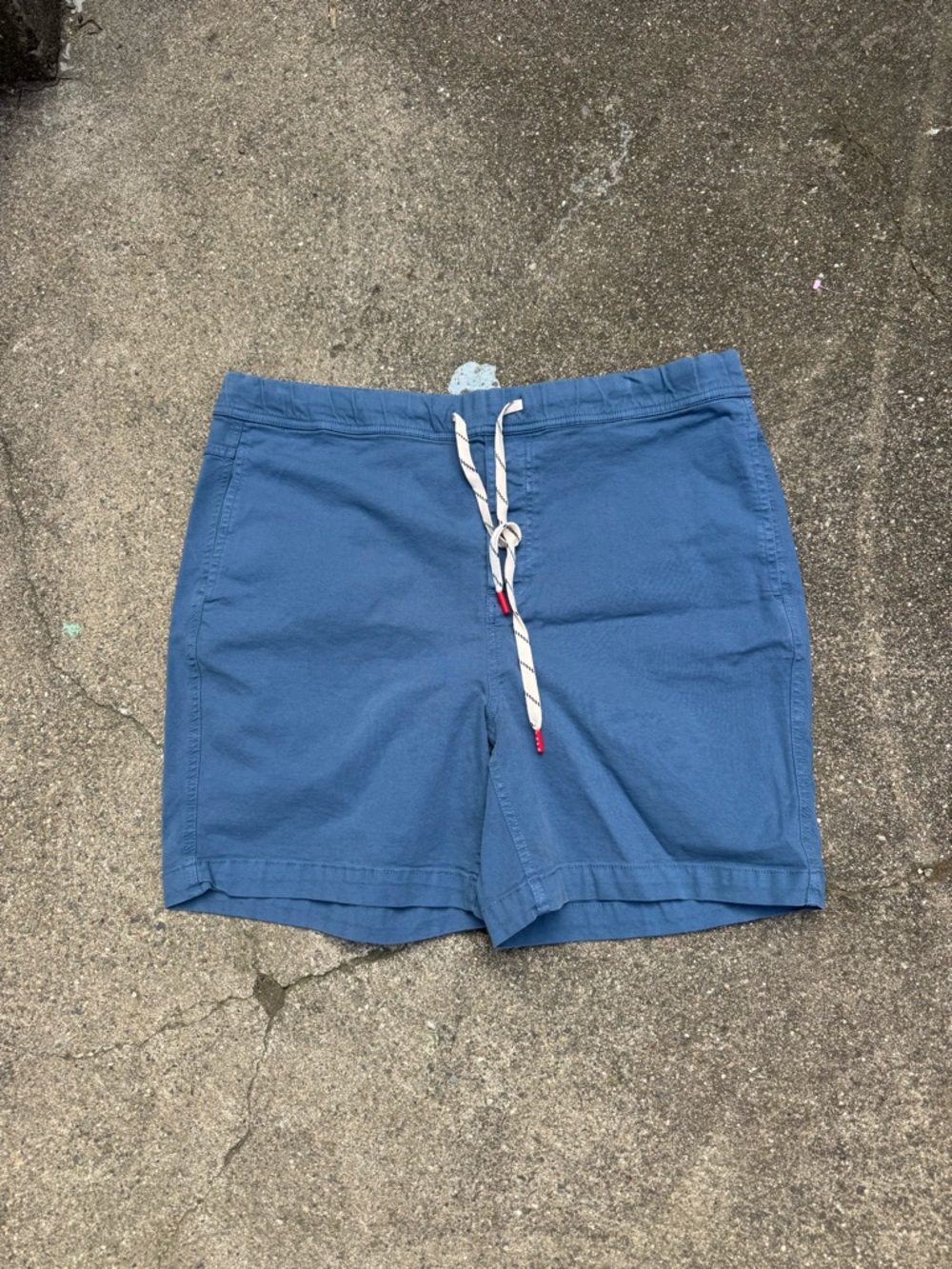 Topo Designs Dirt Shorts Blue Mens XXL Drawstring Outdoor Hiking Casual